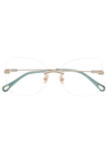 Chloé Eyewear cat-eye optical glasses - Oro