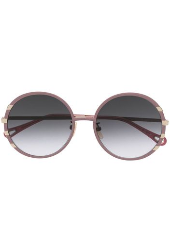 Chloé Eyewear Occhiali da sole tondi - Rosa