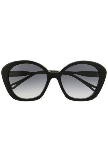 Chloé Eyewear oversized round sungalsses - Nero