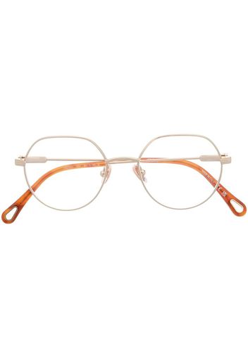 Chloé Eyewear Occhiali tondi - Oro