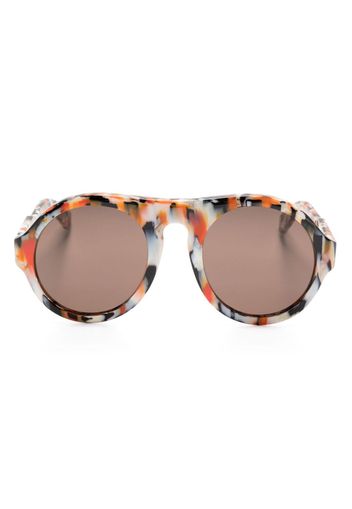 Chloé Eyewear round-frame sunglasses - Arancione