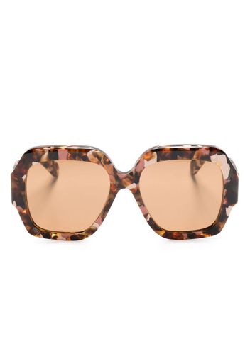 Chloé Eyewear Gayia square-frame sunglasses - Marrone