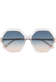 Chloé Eyewear Esther octagonal-frame sunglasses - Toni neutri