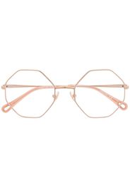 Chloé Eyewear Occhiali ottagonali - Oro