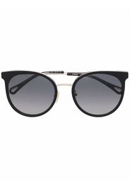 Chloé Eyewear Occhiali da sole oversize - Nero