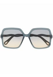 Chloé Eyewear Occhiali da sole squadrati Zelie - Verde