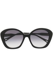 Chloé Eyewear oversize frame sunglasses - Nero