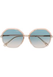 Chloé Eyewear round-frame tinted sunglasses - Arancione