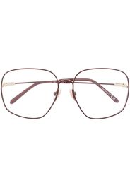 Chloé Eyewear Occhiali squadrati - Oro