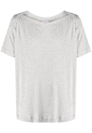 Chloe Nardin boat-neck cotton T-shirt - Grigio