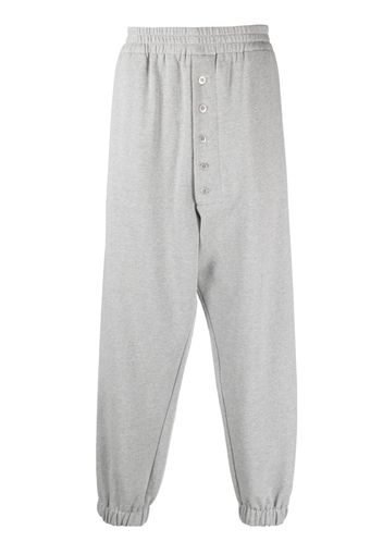 Chloe Nardin button-up cotton track pants - Grigio