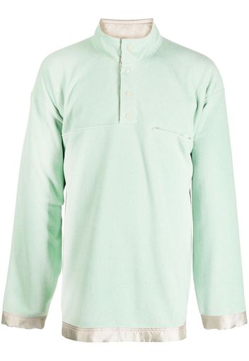 Chloe Nardin high-neck fleece sweatshirt - Verde