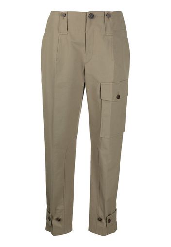 straight-leg cargo trousers