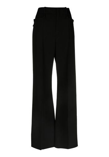 Chloé Pantaloni a gamba ampia - Nero