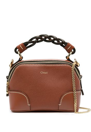 Chloé mini Daria tote bag - Marrone