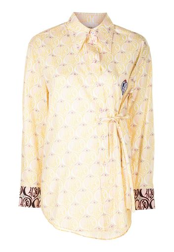 Chloé Camicia con stampa oversize - Giallo