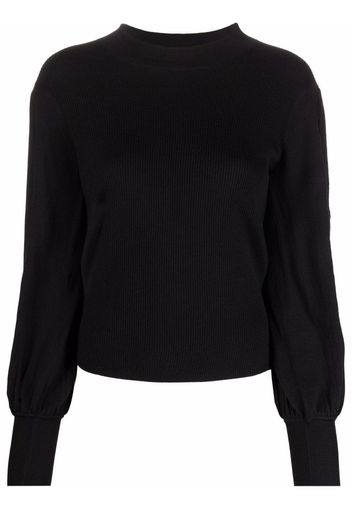 Chloé puff-sleeve jumper - Nero