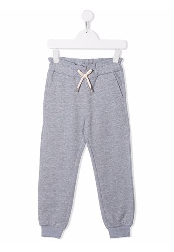 Chloé Kids drawstring-waist track pants - Grigio