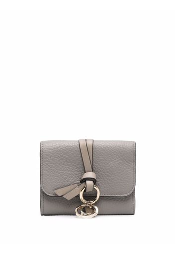 Chloé Portafoglio tri-fold Alphabet - Grigio