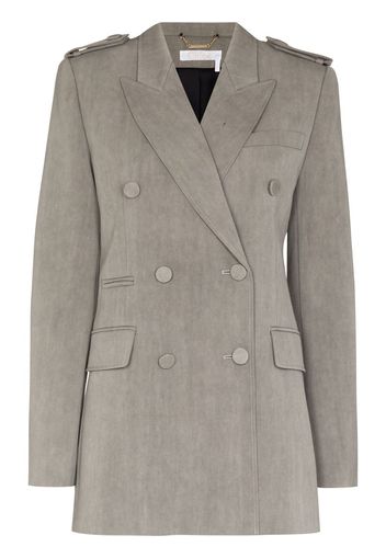 CHLOÉ double-breasted blazer - Grigio