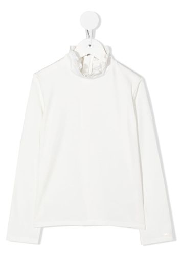 Chloé Kids Maglione con ruches - Bianco