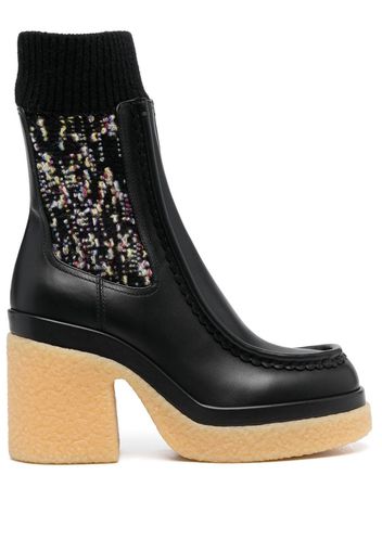 Chloé chunky 100mm boots - Nero