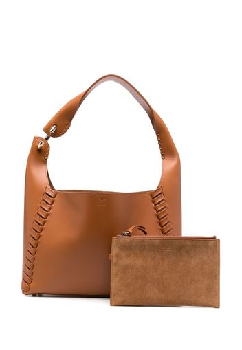 Chloé Borsa a spalla Tess in pelle - Marrone