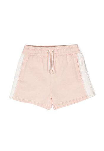 Chloé Kids two-tone shorts - Toni neutri