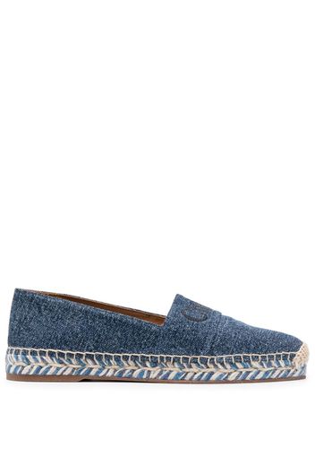 Chloé Espadrilles con ricamo - Blu