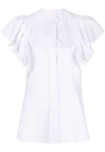 Chloé Blusa con ruches - Bianco