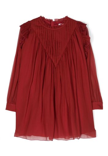 Chloé Kids Abito svasato - Rosso