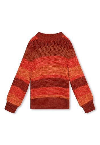 Chloé Kids Maglione con ricamo - Rosso