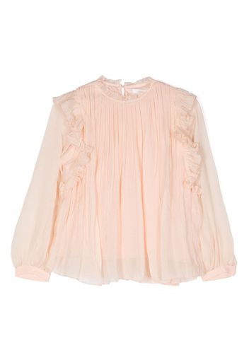 Chloé Kids Blusa con ruches - Toni neutri