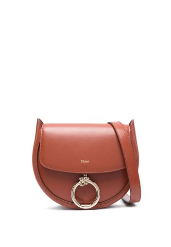 Chloé small Arlene leather crossbody bag - Marrone