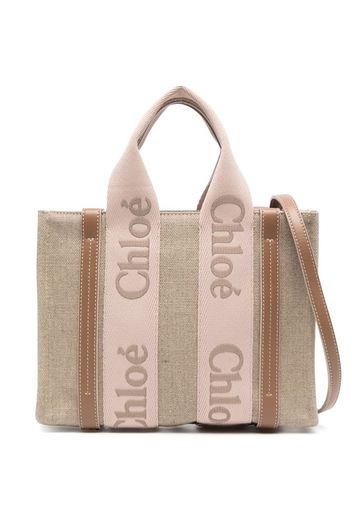 Chloé Borsa tote Woody piccola - Toni neutri