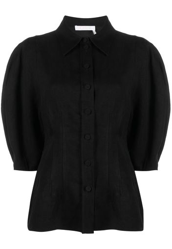 Chloé Camicia con maniche a palloncino - Nero