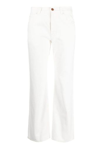 Chloé Jeans Fuego svasati crop - Bianco