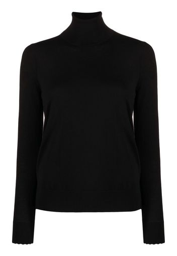 Chloé roll-neck wool top - Nero