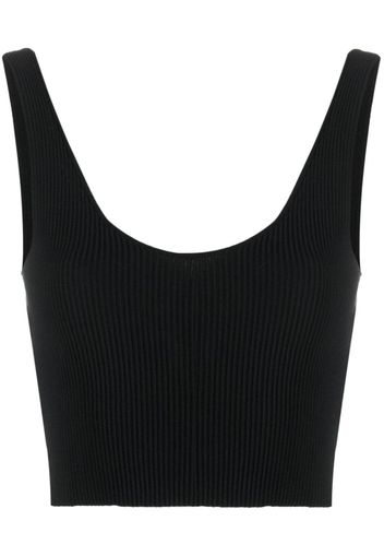 Chloé ribbed-knit cropped top - Nero