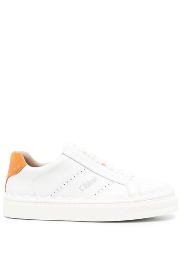 Chloé Sneakers Lauren in pelle - Bianco