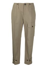 straight-leg cargo trousers