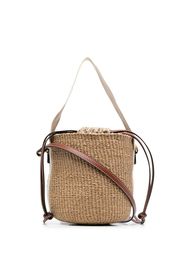 Chloé small Woody basket bag - Toni neutri