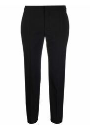 Chloé CLASSIC BLACK WOOL STRETCH TROUSER - Nero