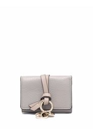 Chloé Portafoglio tri-fold Alphabet - Grigio