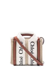 Chloé micro Woody crossbody bag - Toni neutri