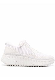 Chloé chunky lace-up trainers - Bianco