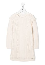 Chloé Kids Abito midi - Bianco