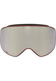 Chloé logo-print goggle-style glasses - Rosso