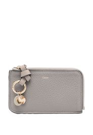 Chloé Portafoglio con logo - Grigio