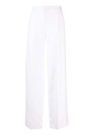 Chloé wide-leg linen trousers - Bianco